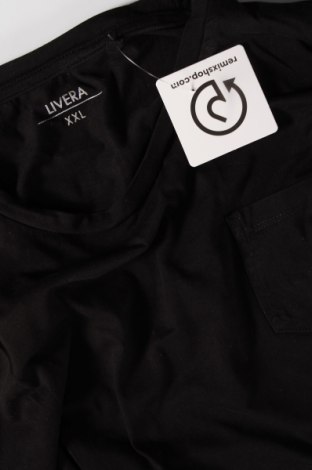 Дамска блуза LIVERA, Размер XXL, Цвят Черен, Цена 17,00 лв.