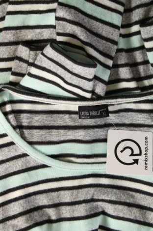 Γυναικεία μπλούζα Laura Torelli, Μέγεθος XL, Χρώμα Πολύχρωμο, Τιμή 6,46 €