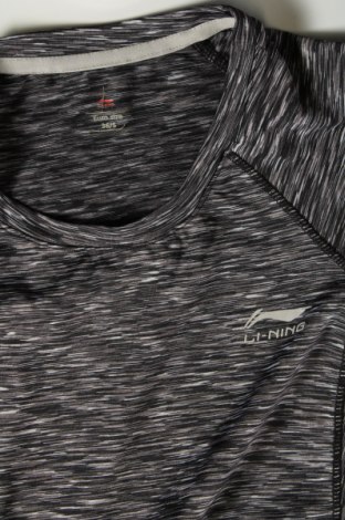Γυναικεία μπλούζα Li-Ning, Μέγεθος S, Χρώμα Γκρί, Τιμή 5,41 €