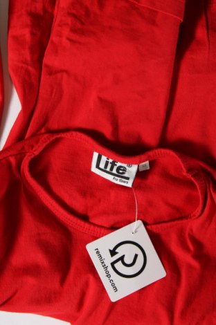 Γυναικεία μπλούζα Life, Μέγεθος M, Χρώμα Κόκκινο, Τιμή 7,54 €