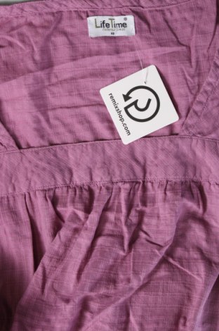 Damen Shirt Life Time, Größe M, Farbe Lila, Preis 4,63 €