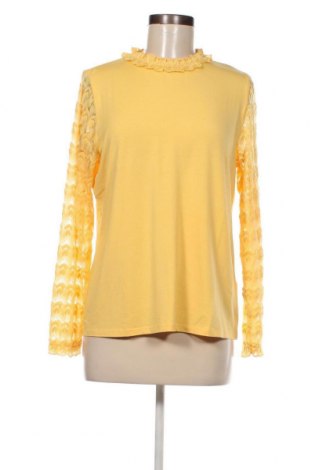 Γυναικεία μπλούζα Linea Tesini, Μέγεθος L, Χρώμα Κίτρινο, Τιμή 21,83 €