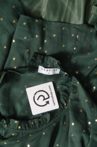 Γυναικεία μπλούζα Loavies, Μέγεθος S, Χρώμα Πράσινο, Τιμή 7,36 €