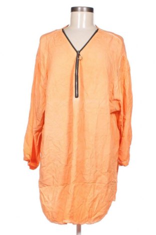 Γυναικεία μπλούζα Made In Italy, Μέγεθος L, Χρώμα Πορτοκαλί, Τιμή 5,29 €