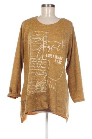 Γυναικεία μπλούζα Made In Italy, Μέγεθος L, Χρώμα  Μπέζ, Τιμή 6,46 €
