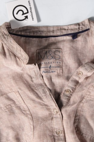 Дамска блуза Marks & Spencer, Размер L, Цвят Бежов, Цена 27,05 лв.