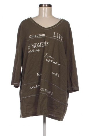 Γυναικεία μπλούζα Mia Moda, Μέγεθος 5XL, Χρώμα Πράσινο, Τιμή 21,03 €