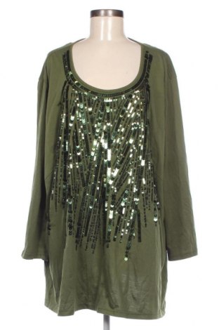 Дамска блуза Mia Moda, Размер 3XL, Цвят Зелен, Цена 32,30 лв.