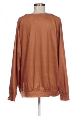 Γυναικεία μπλούζα MissLook, Μέγεθος XXL, Χρώμα Καφέ, Τιμή 6,46 €