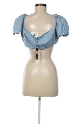 Damen Shirt Missguided, Größe L, Farbe Blau, Preis 6,39 €