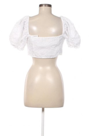 Γυναικεία μπλούζα Monki, Μέγεθος XL, Χρώμα Λευκό, Τιμή 6,31 €