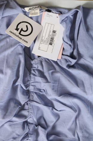 Γυναικεία μπλούζα Monki, Μέγεθος L, Χρώμα Μπλέ, Τιμή 5,98 €