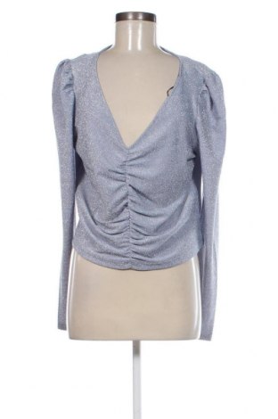 Γυναικεία μπλούζα Monki, Μέγεθος XL, Χρώμα Ασημί, Τιμή 8,22 €