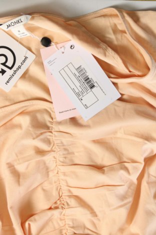 Γυναικεία μπλούζα Monki, Μέγεθος M, Χρώμα  Μπέζ, Τιμή 7,48 €