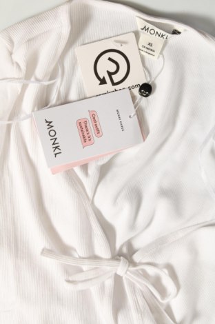 Дамска блуза Monki, Размер XS, Цвят Бял, Цена 11,76 лв.
