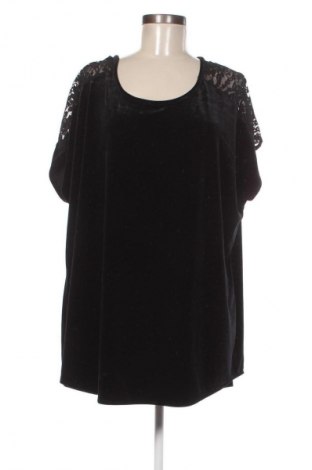 Γυναικεία μπλούζα Ms Mode, Μέγεθος XXL, Χρώμα Μαύρο, Τιμή 6,46 €