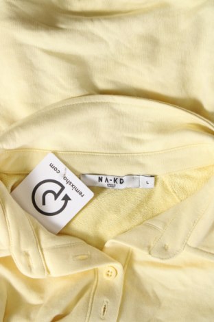 Дамска блуза NA-KD, Размер L, Цвят Жълт, Цена 11,90 лв.