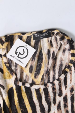 Γυναικεία μπλούζα New Feeling, Μέγεθος M, Χρώμα Πολύχρωμο, Τιμή 6,50 €
