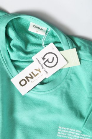 Γυναικεία μπλούζα ONLY, Μέγεθος M, Χρώμα Πράσινο, Τιμή 13,04 €