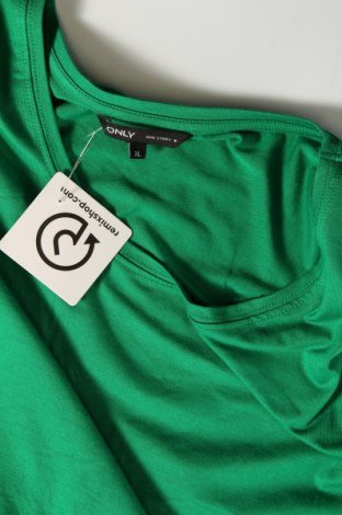 Γυναικεία μπλούζα ONLY, Μέγεθος XL, Χρώμα Πράσινο, Τιμή 23,71 €