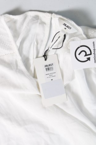 Γυναικεία μπλούζα Object, Μέγεθος XL, Χρώμα Λευκό, Τιμή 13,89 €
