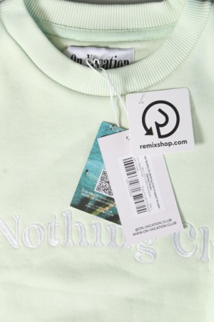 Γυναικεία μπλούζα On Vacation, Μέγεθος L, Χρώμα Πράσινο, Τιμή 17,86 €