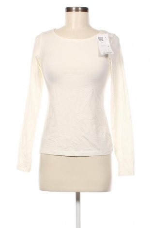Γυναικεία μπλούζα Oodji, Μέγεθος M, Χρώμα Εκρού, Τιμή 19,18 €