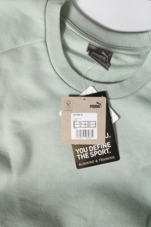 Дамска блуза PUMA, Размер XL, Цвят Зелен, Цена 42,35 лв.