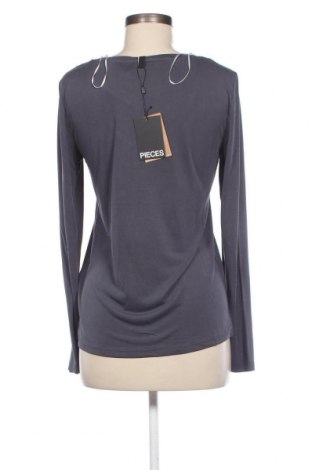 Γυναικεία μπλούζα Pieces, Μέγεθος M, Χρώμα Γκρί, Τιμή 11,86 €