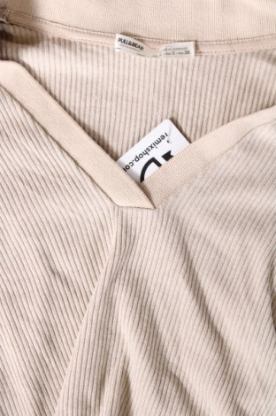Γυναικεία μπλούζα Pull&Bear, Μέγεθος S, Χρώμα  Μπέζ, Τιμή 4,70 €