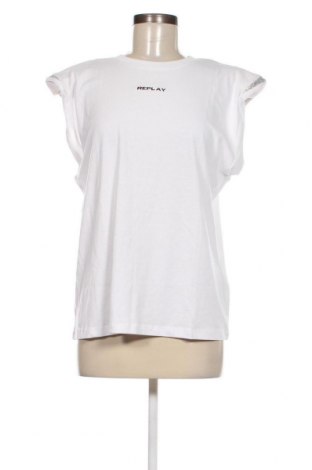 Damen Shirt Replay, Größe M, Farbe Weiß, Preis € 49,79