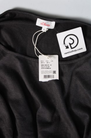 Дамска блуза S.Oliver, Размер XL, Цвят Сив, Цена 34,65 лв.