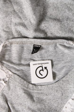 Γυναικεία μπλούζα SHEIN, Μέγεθος L, Χρώμα Γκρί, Τιμή 5,29 €