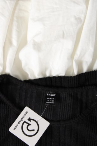 Дамска блуза SHEIN, Размер XL, Цвят Черен, Цена 9,50 лв.