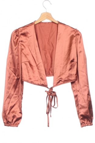Дамска блуза SHEIN, Размер XS, Цвят Кафяв, Цена 11,40 лв.