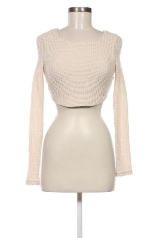 Γυναικεία μπλούζα SHEIN, Μέγεθος XS, Χρώμα  Μπέζ, Τιμή 11,75 €