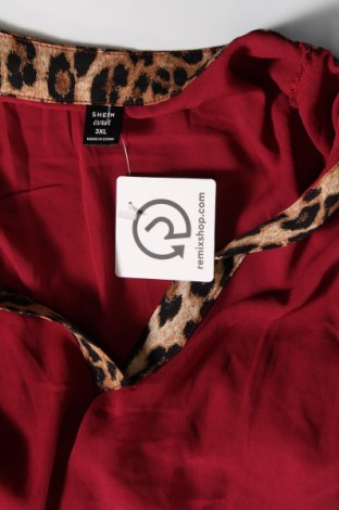 Damen Shirt SHEIN, Größe 3XL, Farbe Rot, Preis 12,56 €