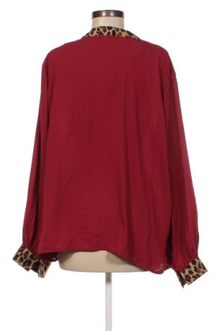 Γυναικεία μπλούζα SHEIN, Μέγεθος 3XL, Χρώμα Κόκκινο, Τιμή 11,75 €