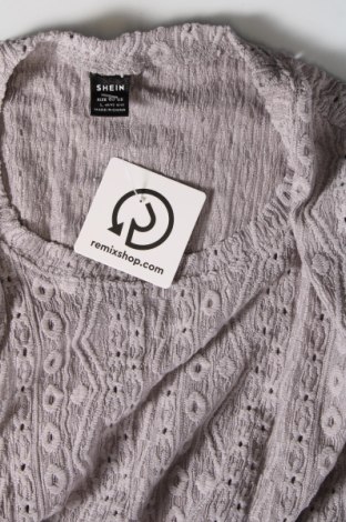 Γυναικεία μπλούζα SHEIN, Μέγεθος L, Χρώμα Γκρί, Τιμή 4,11 €
