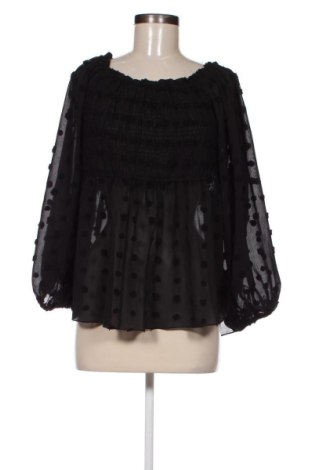 Дамска блуза SHEIN, Размер XXL, Цвят Черен, Цена 19,55 лв.