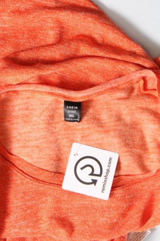 Damen Shirt SHEIN, Größe 4XL, Farbe Orange, Preis 6,61 €