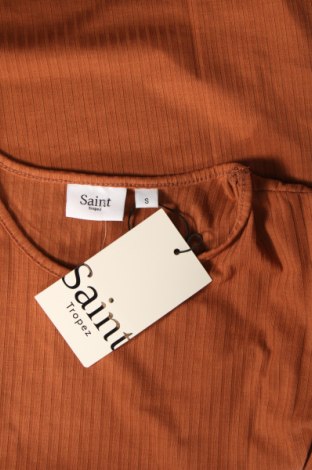 Γυναικεία μπλούζα Saint Tropez, Μέγεθος S, Χρώμα Καφέ, Τιμή 19,85 €