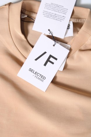 Дамска блуза Selected Femme, Размер XXL, Цвят Кафяв, Цена 65,10 лв.