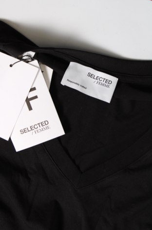 Γυναικεία μπλούζα Selected Femme, Μέγεθος XXL, Χρώμα Μαύρο, Τιμή 33,56 €