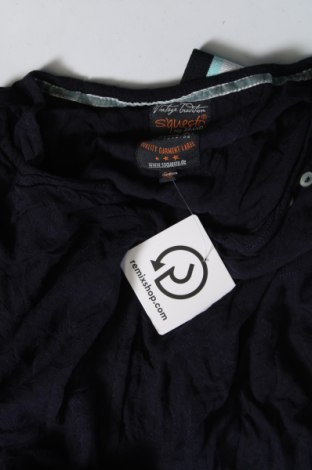 Γυναικεία μπλούζα S'questo, Μέγεθος M, Χρώμα Μπλέ, Τιμή 5,88 €