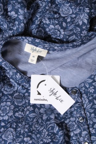 Дамска блуза Style & Co, Размер XL, Цвят Син, Цена 31,00 лв.