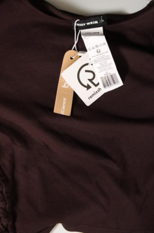 Γυναικεία μπλούζα Tally Weijl, Μέγεθος M, Χρώμα Καφέ, Τιμή 7,19 €