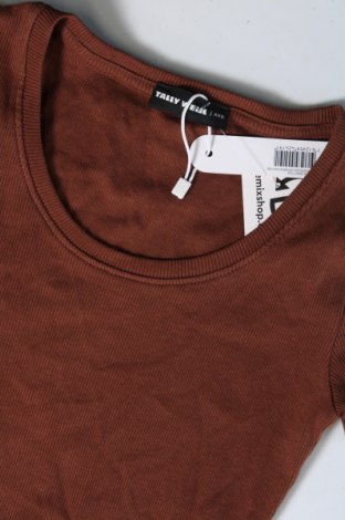 Damen Shirt Tally Weijl, Größe XXS, Farbe Braun, Preis 5,27 €
