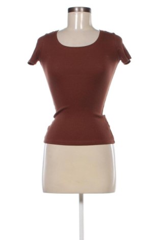 Γυναικεία μπλούζα Tally Weijl, Μέγεθος XXS, Χρώμα Καφέ, Τιμή 5,91 €