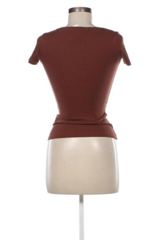 Γυναικεία μπλούζα Tally Weijl, Μέγεθος XXS, Χρώμα Καφέ, Τιμή 7,19 €